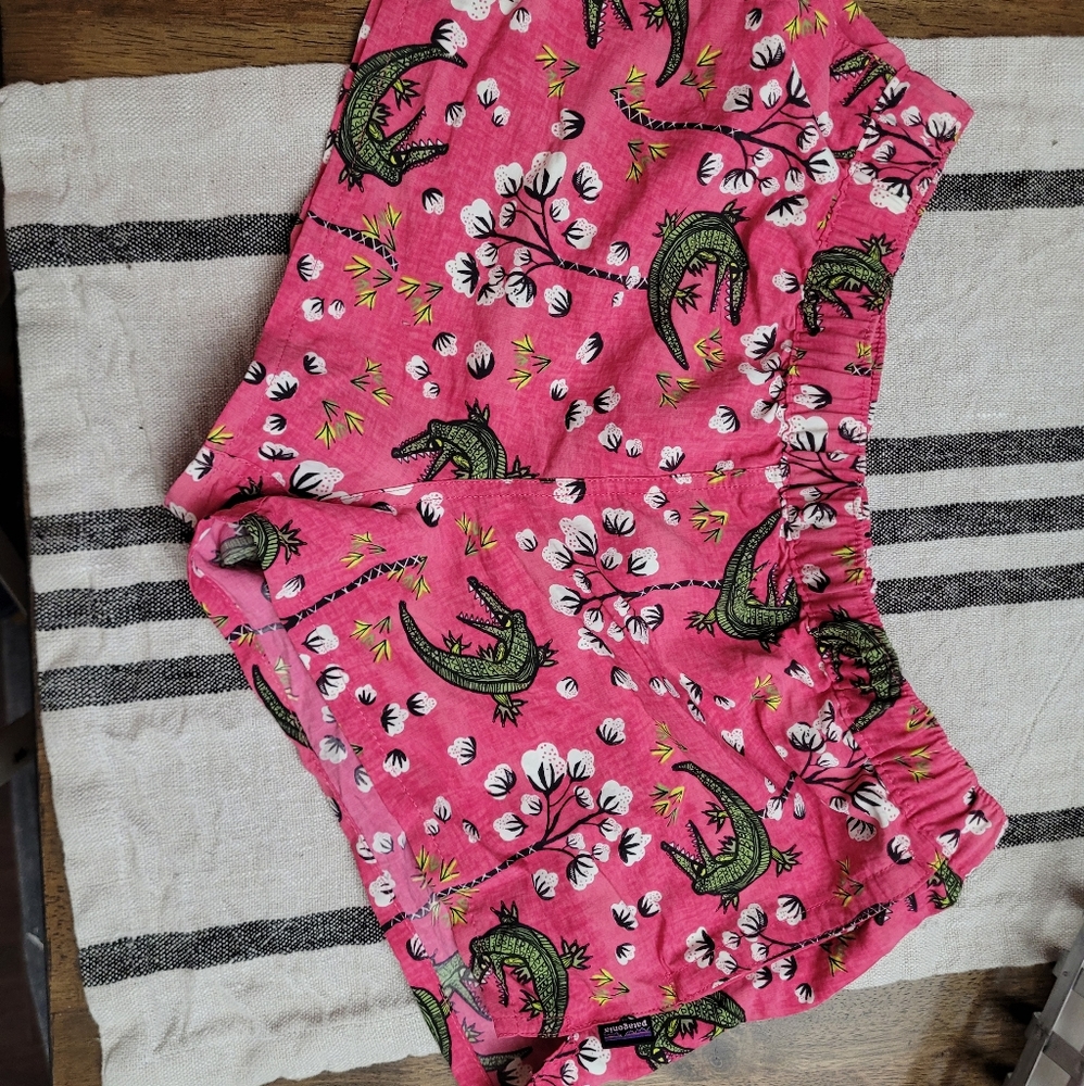 Alligator and Cotton Print Barely Baggies
